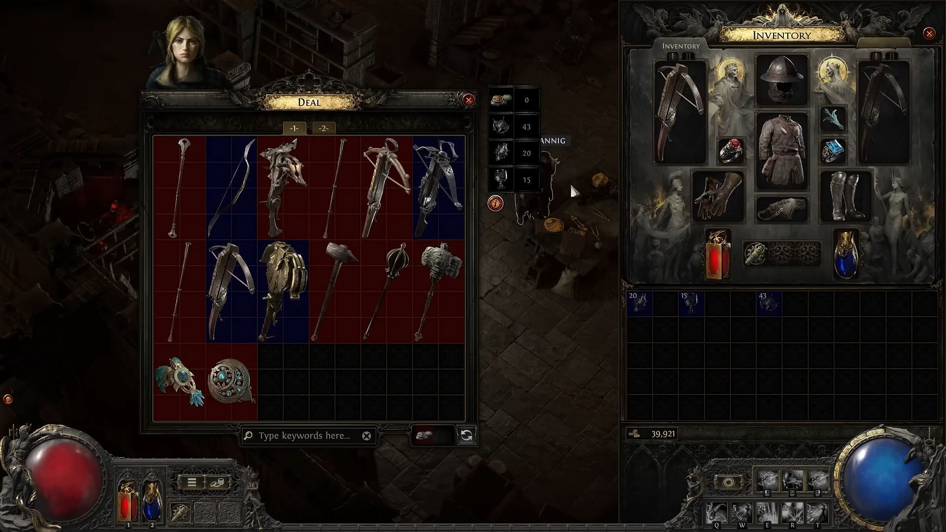 Gwennen provies Expedition Crafting for weapons (Image via Grinding Gear Game)